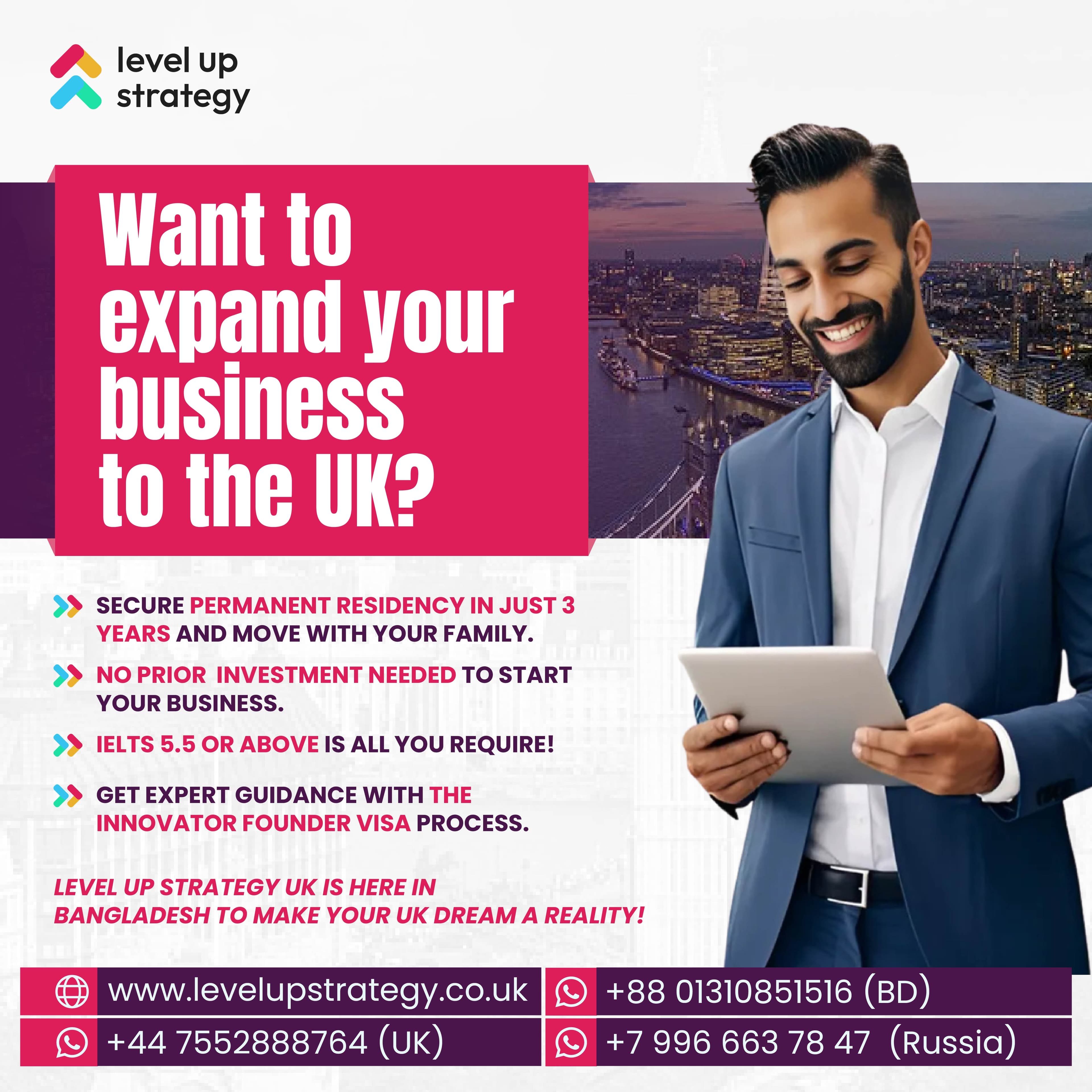 Level Up Strategy UK, Immigration & Visa campaign work